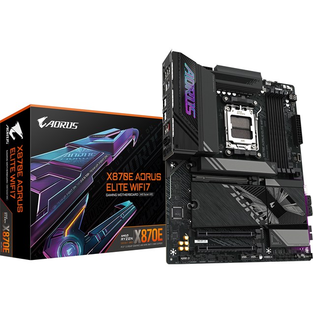 Gigabyte X870E AORUS ELITE WIFI7 ATX Motherboard for AMD AM5 CPUs